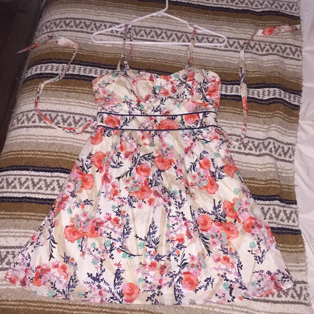 Short zip up summer dress